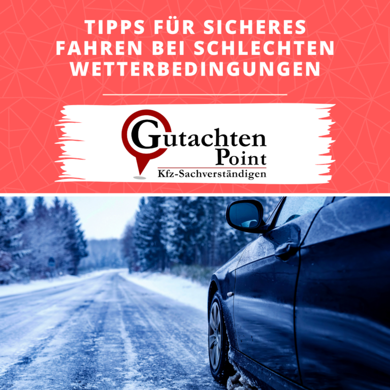 Read more about the article Tipps für sicheres Fahren bei schlechten Wetterbedingungen – Mehr Sicherheit auf der Straße: