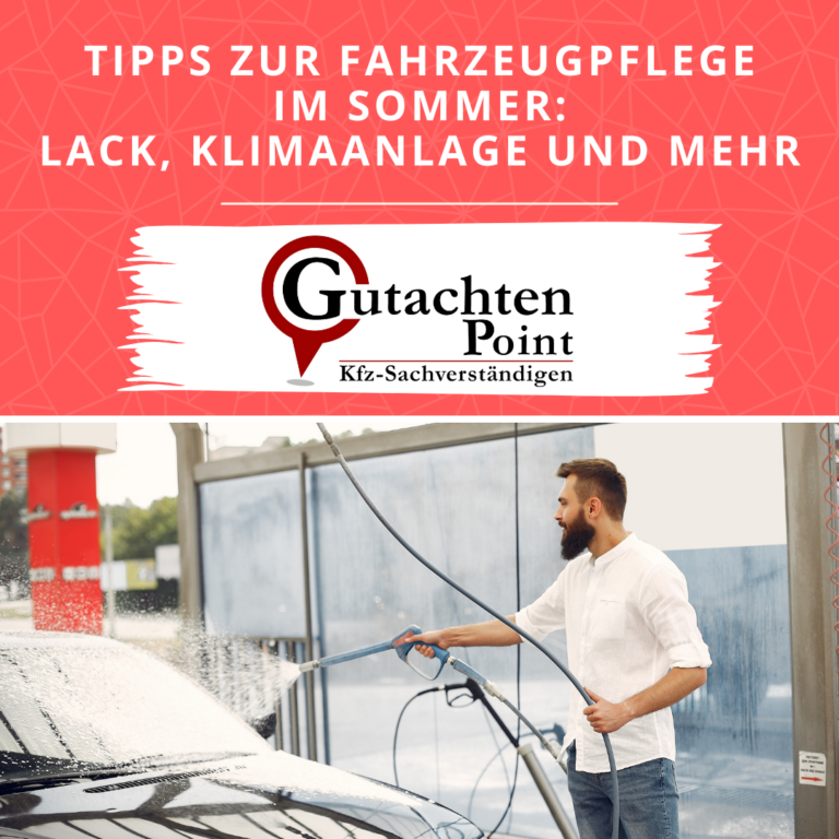 Read more about the article Sommerliche Fahrzeugpflege – Schütze deinen Lack und deine Klimaanlage: