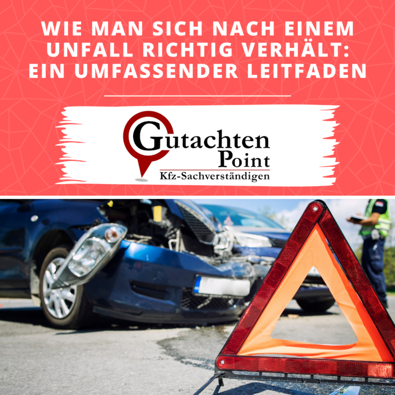 Read more about the article Wie man sich nach einem Verkehrsunfall richtig verhält – Ein umfassender Leitfaden: