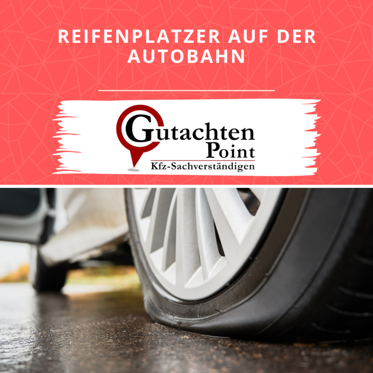 Read more about the article Wenn der Alptraum wahr wird – Reifenplatzer auf der Autobahn – Ursachen, Maßnahmen und Folgen: