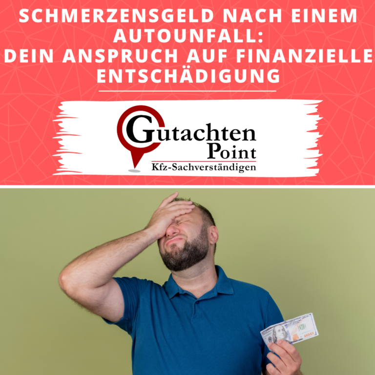 Mehr über den Artikel erfahren Schmerzensgeld nach einem Autounfall – Dein Anspruch auf finanzielle Entschädigung: